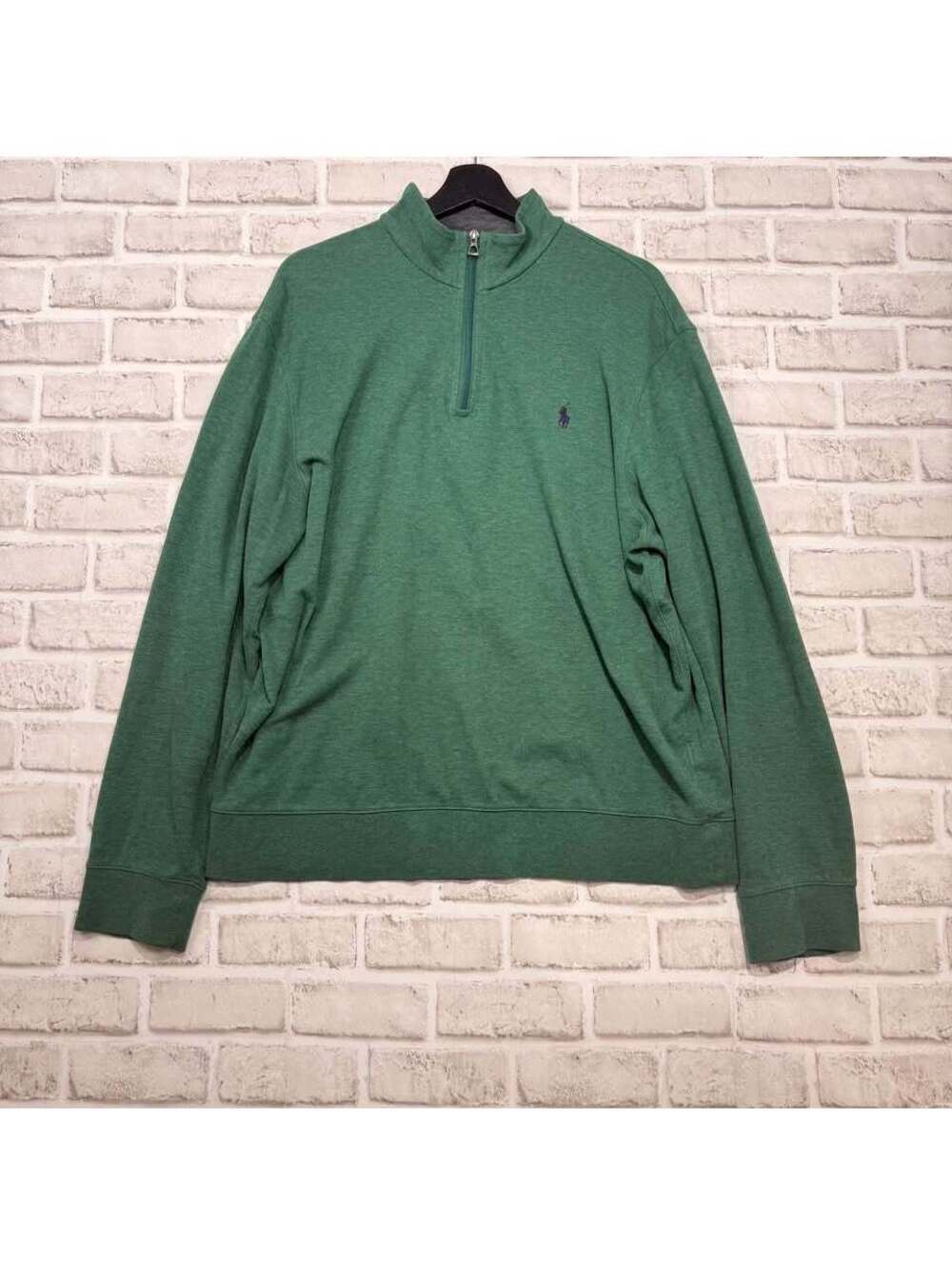 Polo Ralph Lauren 1/4 Zip Long Sleeve Pullover Shirt Men's L